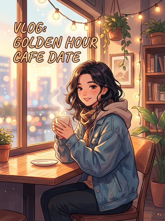 抖音风 · 霓虹都市美少女写真视频